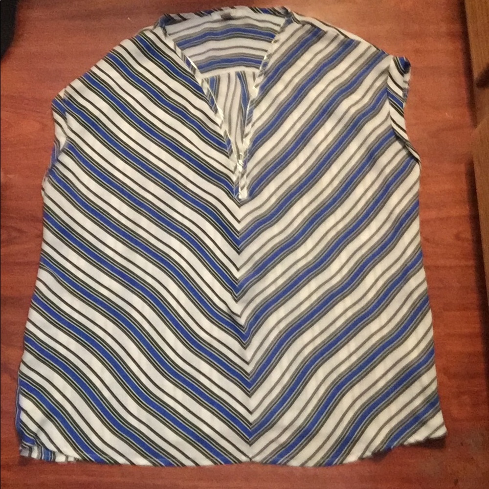 Sheer sleeveless top